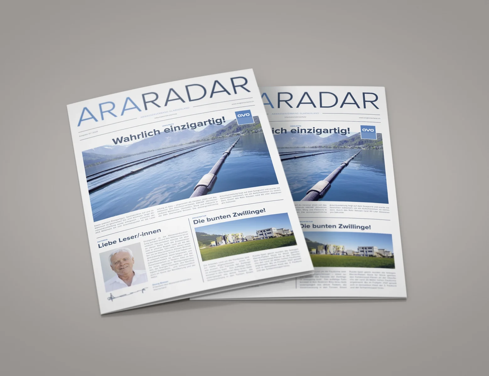 Informationsflyer Ausgabe 1-2020 der ARA Glarnerland